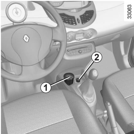 RENAULT TWINGO II RESTYLE - CENDRIER, ALLUME-CIGARES/PRISES ACCESSOIRES - 1