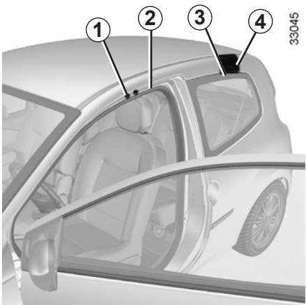 RENAULT TWINGO II RESTYLE - BARRES DE TOIT - 1