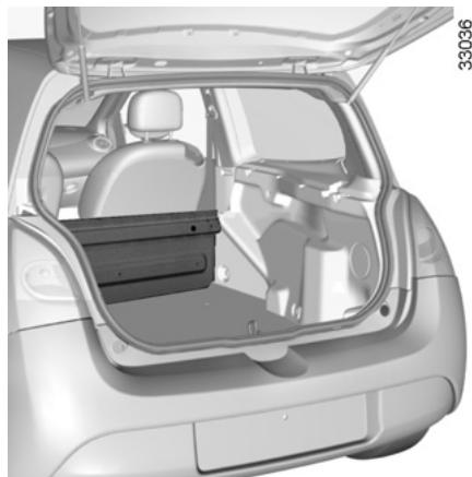 RENAULT TWINGO II RESTYLE - CACHE-BAGAGES : versions société - 3