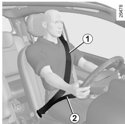 RENAULT TWINGO II RESTYLE - Réglage de la position de conduite - 1