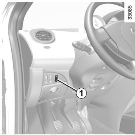 RENAULT TWINGO II RESTYLE - RÉGULATEUR-LIMITEUR DE VITESSE : fonction limiteur (1/3) - 1
