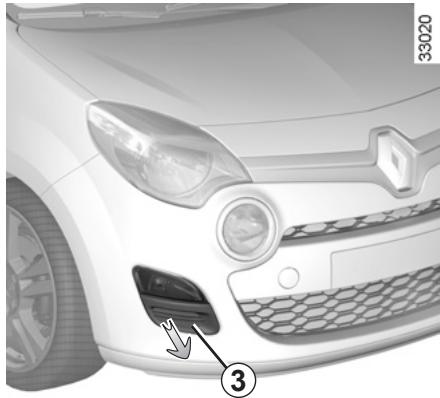 RENAULT TWINGO II RESTYLE - PROJECTEURS AVANT : remplacement des lampes (2/2) - 1