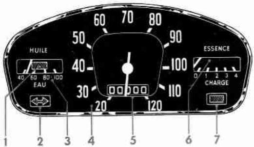 RENAULT 4CV - Tableau de BORD - 1