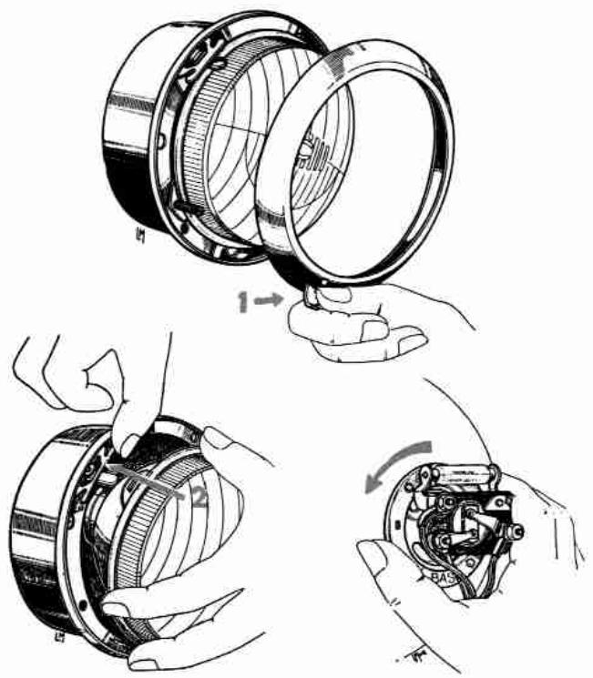 RENAULT 4CV - Remplacement d'une lampe - 1