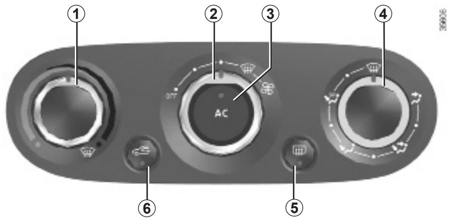 RENAULT CAPTUR 2014 - Répartition de l'air dans l'habitacle - 6