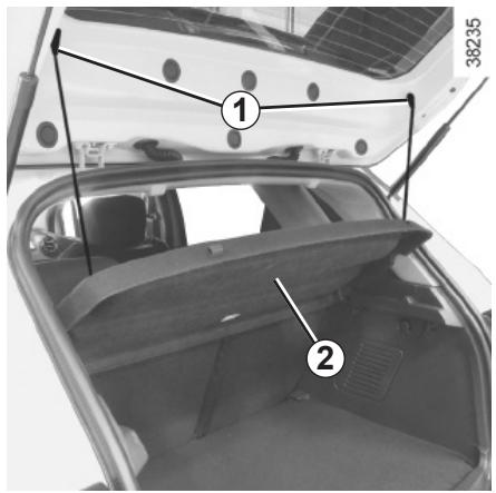 RENAULT CAPTUR 2014 - TABLETTE ARRIÈRE - 1