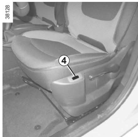 RENAULT CAPTUR 2014 - Pour incliner le dossier - 2