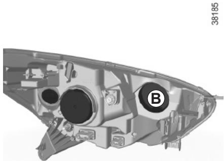 RENAULT CAPTUR 2014 - PROJECTEURS AVANT : remplacement des lampes (2/3) - 1