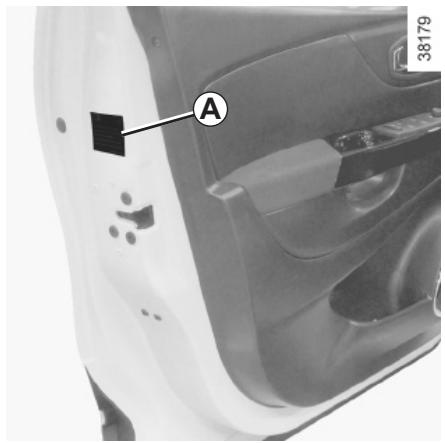 RENAULT CAPTUR 2014 - PRESSIONS DE GONFLAGE DES PNEUMATIQUES - 1