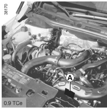 RENAULT CAPTUR 2014 - PLAQUES D'IDENTIFICATION MOTEUR - 2