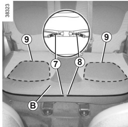 RENAULT CAPTUR 2014 - Dépose de l'habillage de l'assise B - 2