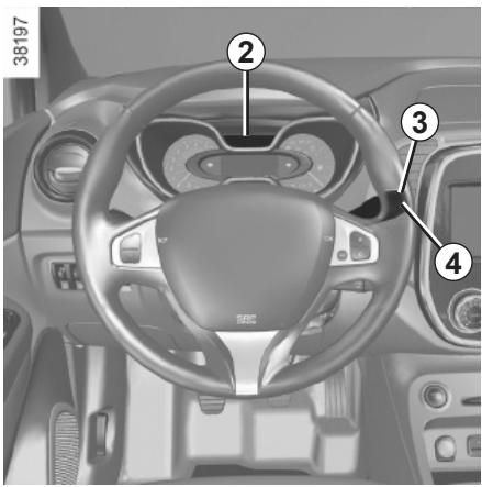 RENAULT CAPTUR 2014 - AVERTISSEUR DE PERTE DE PRESSION DES PNEUMATIQUES (2/3) - 1