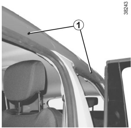 RENAULT CAPTUR 2014 - BARRES DE TOIT/BECQUET - 1