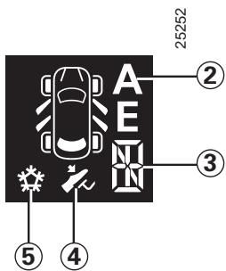RENAULT CLIO 2 2005 - Levier de sélection 1 - 1