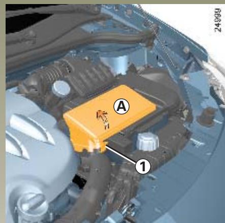 RENAULT CLIO 2 2005 - Accès à la batterie - 1