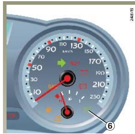 RENAULT CLIO 2 2005 - RÉGULATEUR-LIMITEUR DE VITESSE : fonction limiteur (suite) - 2