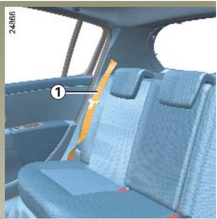RENAULT CLIO 2 2005 - CEINTURES DE SÉCURITÉ (suite) - 1