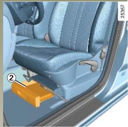 RENAULT CLIO 2 2005 - RANGEMENTS À L'ARRIÈRE/ AMÉNAGEMENTS HABITACLE - 2