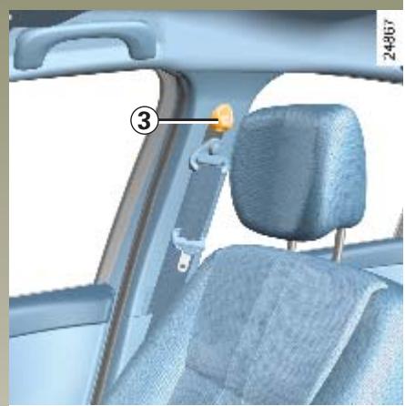 RENAULT CLIO 2 2005 - CEINTURES DE SÉCURITÉ (suite) - 1