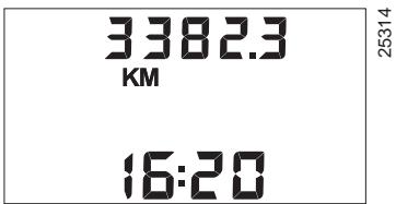RENAULT CLIO 2 2005 - Indicateur de tempéra- ture extérieure - 1