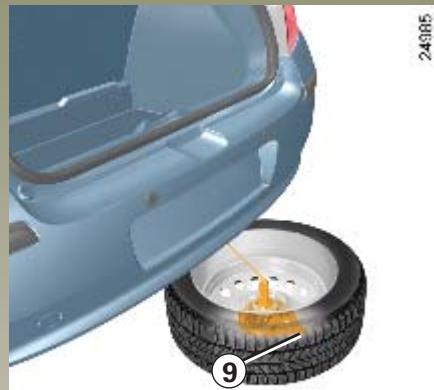 RENAULT CLIO 2 2005 - Pour réinstaller une roue - 3