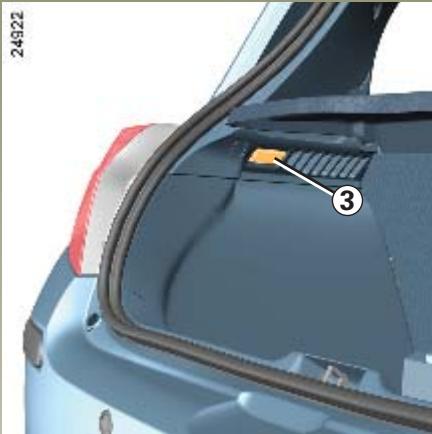 RENAULT CLIO 2 2005 - ÉCLAIRAGE INTÉRIEUR : remplacement des lampes (suite) - 1