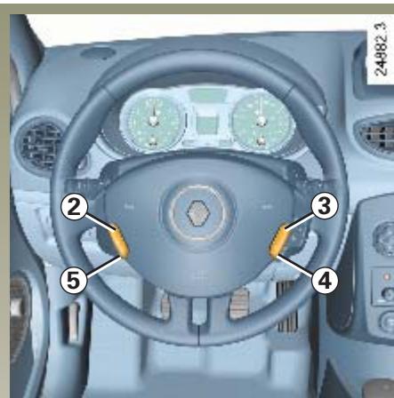 RENAULT CLIO 2 2005 - RÉGULATEUR-LIMITEUR DE VITESSE : fonction limiteur - 2
