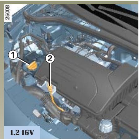 RENAULT CLIO 2 2005 - NIVEAU HUILE MOTEUR (suite) - 1