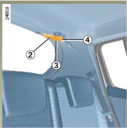 RENAULT CLIO 2 2005 - CEINTURES DE SÉCURITÉ (suite) - 2