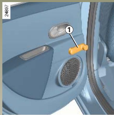 RENAULT CLIO 2 2005 - LÈVE-VITRES MANUELS - 1