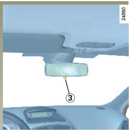 RENAULT CLIO 2 2005 - Rétroviseurs rabattables - 1