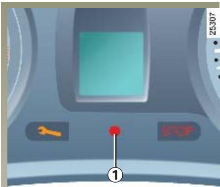 RENAULT CLIO 2 2005 - Témoin de protection du véhicule - 1