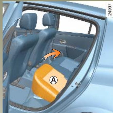 RENAULT CLIO 2 2005 - BANQUETTE ARRIÈRE : fonctionnalités - 1