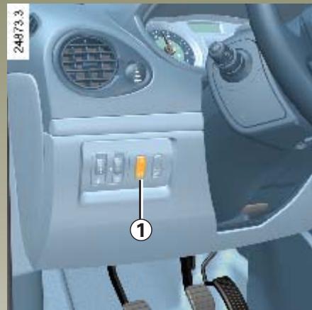 RENAULT CLIO 2 2005 - RÉGULATEUR-LIMITEUR DE VITESSE : fonction limiteur - 1