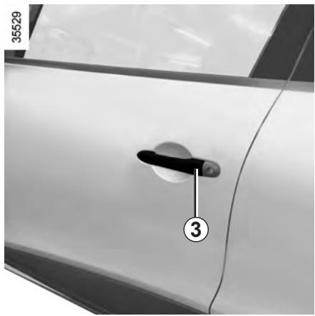 RENAULT CLIO 4 2012 - CARTE RENAULT « MAINS LIBRES » : utilisation (2/3) - 1