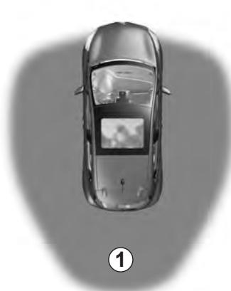 RENAULT CLIO 4 2012 - CARTE RENAULT « MAINS LIBRES » : utilisation (1/3) - 1