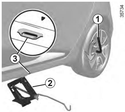 RENAULT CLIO 4 2012 - CHANGEMENT DE ROUE (1/2) - 1