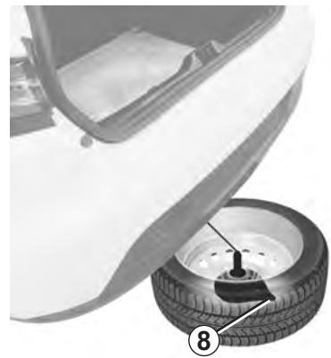 RENAULT CLIO 4 2012 - CREVAISON, ROUE DE SECOURS (3/4) - 3