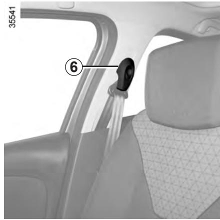 RENAULT CLIO 4 2012 - Alerte de non-port de ceinture arrière (suivant véhicule) - 2