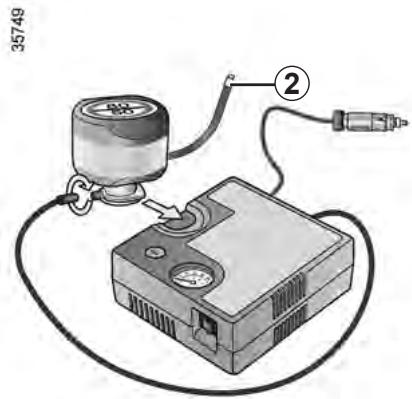 RENAULT CLIO 4 2012 - KIT DE GONFLAGE DES PNEUMATIQUES (3/3) - 1