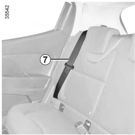 RENAULT CLIO 4 2013 - CEINTURES DE SÉCURITÉ (3/4) - 1
