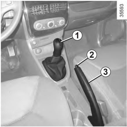 RENAULT CLIO 4 2013 - LEVIER DE VITESSES/FREIN À MAIN - 1