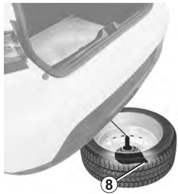 RENAULT CLIO 4 2013 - CREVAISON, ROUE DE SECOURS (3/4) - 3