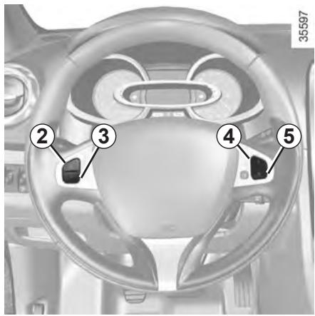 RENAULT CLIO 4 2013 - RÉGULATEUR-LIMITEUR DE VITESSE : fonction régulateur (4/4) - 1