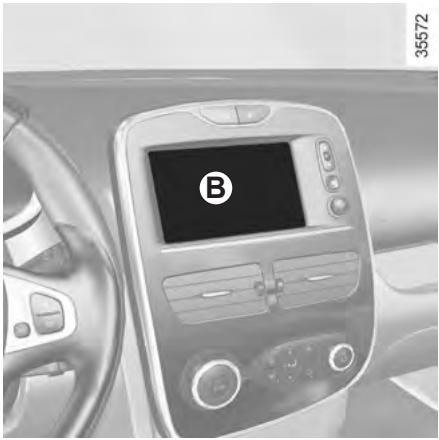 RENAULT CLIO 4 2013 - HEURE ET TEMPÉRATURE EXTÉRIEURE (2/2) - 1