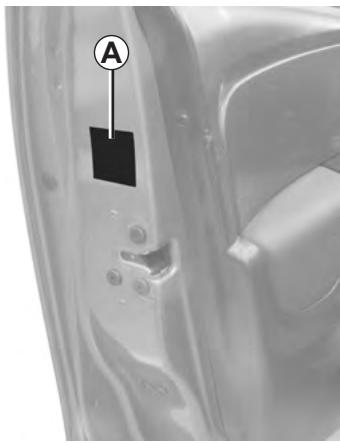 RENAULT CLIO 4 2013 - PRESSIONS DE GONFLAGE DES PNEUMATIQUES - 1