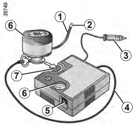 RENAULT CLIO 4 2013 - KIT DE GONFLAGE DES PNEUMATIQUES (2/3) - 1