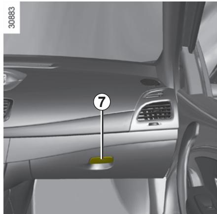 RENAULT FLUENCE 2011 - Rangement pare-soleil 6 - 1