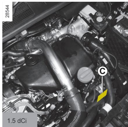 RENAULT FLUENCE 2011 - Plaques d'identification moteur - 4