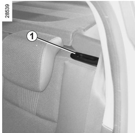 RENAULT FLUENCE 2011 - Pour rabattre le dossier - 1